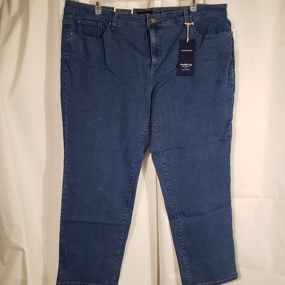 Charter Club  Tummy Slimming Jeans Plus Sz 22 WP - Picture 1 of 5